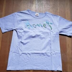 Vtg 90s CLAUDE MONET Portland Art Museum Floral Graphic Artist T Shirt L